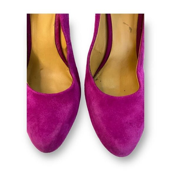 Nine West Rocha Pink Suede Pumps Size 6.5 - Picture 5 of 8